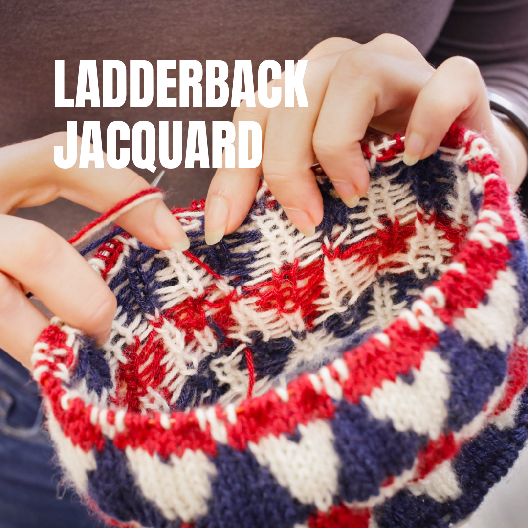 Ladderback Jacquard