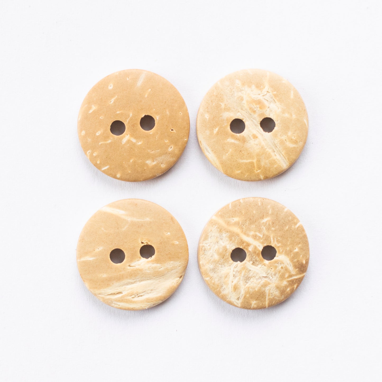 Coconut Flower 2 Hole Buttons - 15mm