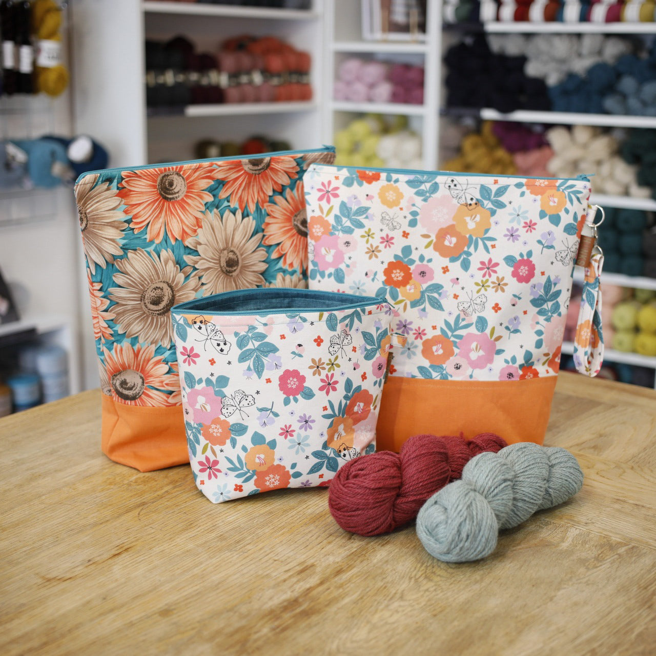 Hanks Zippered Project Bag