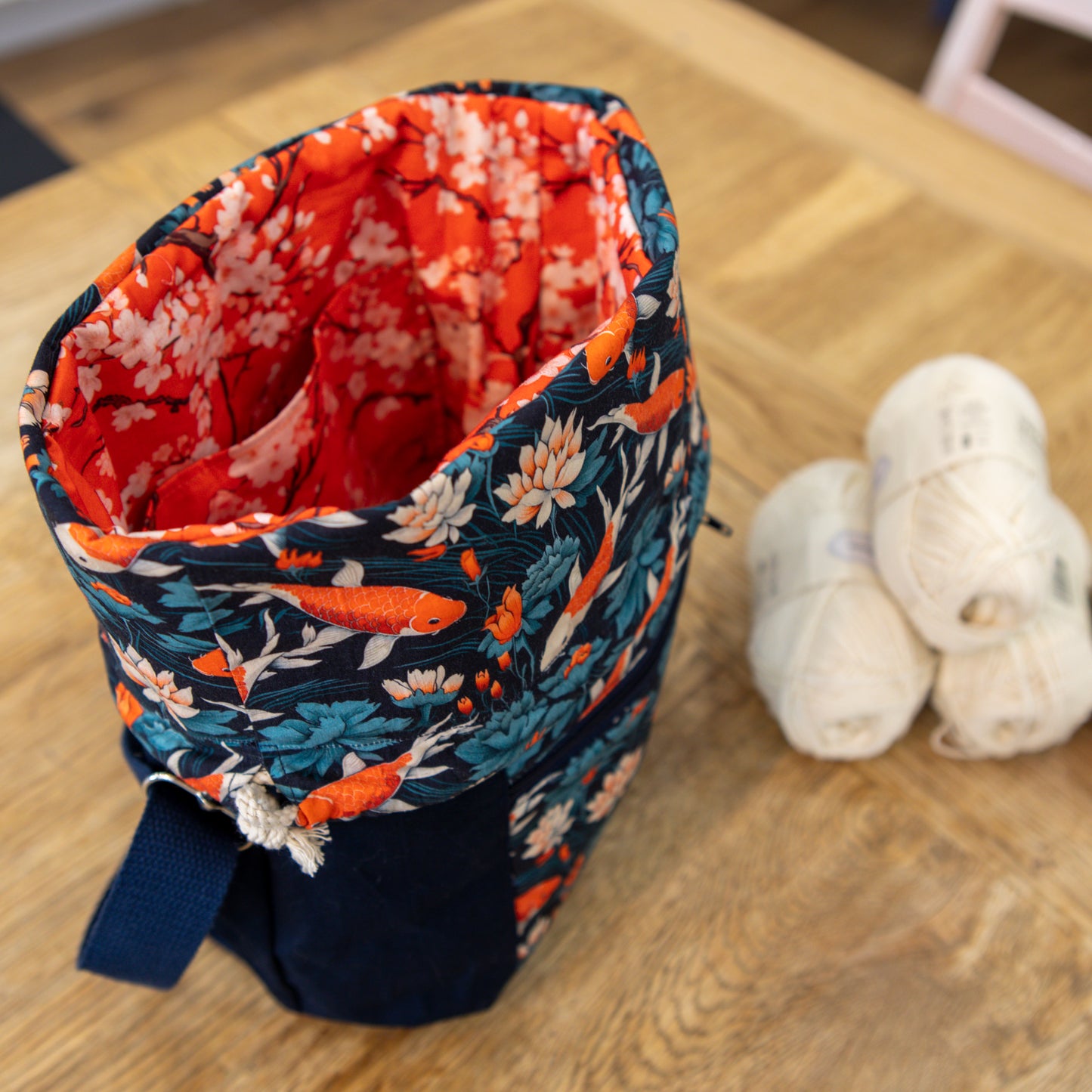 Hanks Drawstring Tote Project Bag