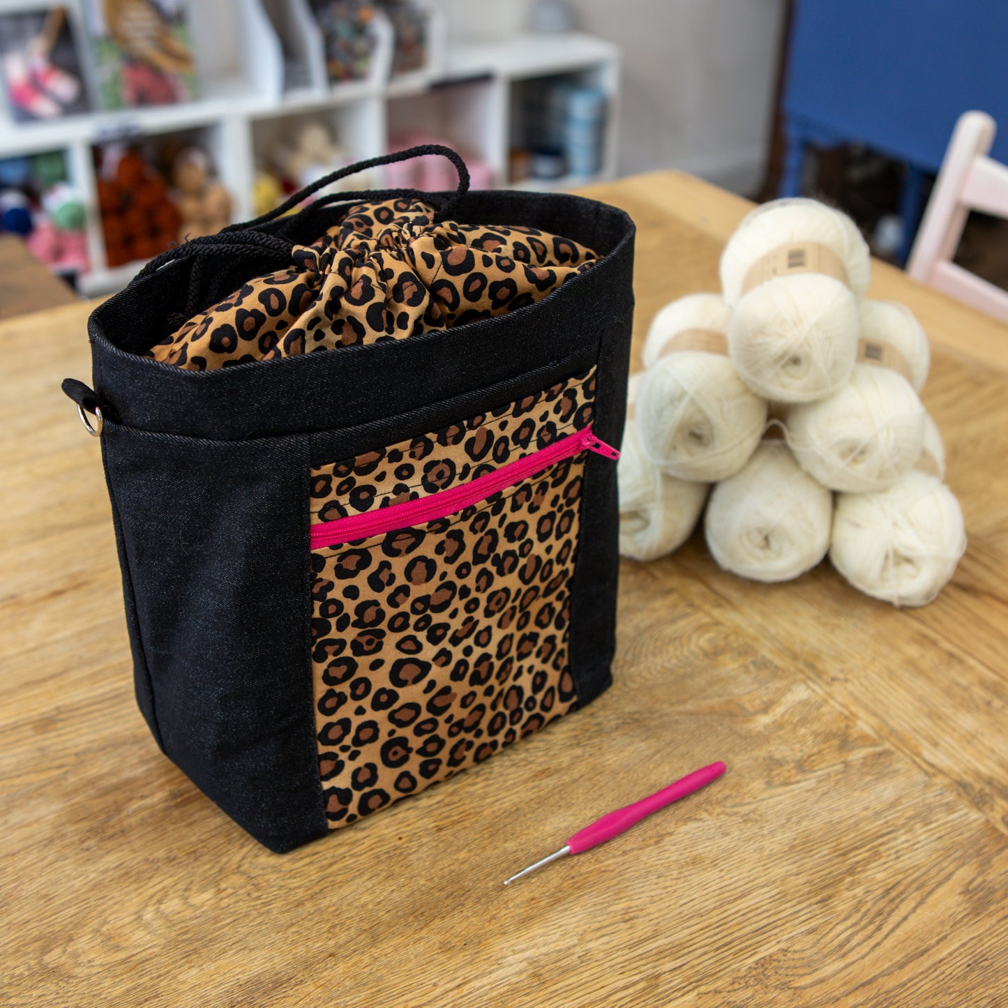 Hanks Drawstring Tote Project Bag