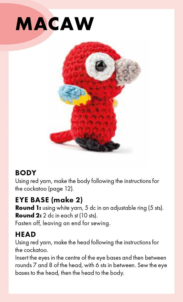 Mini Amigurumi Animals Card Deck by Sarah Abbondio