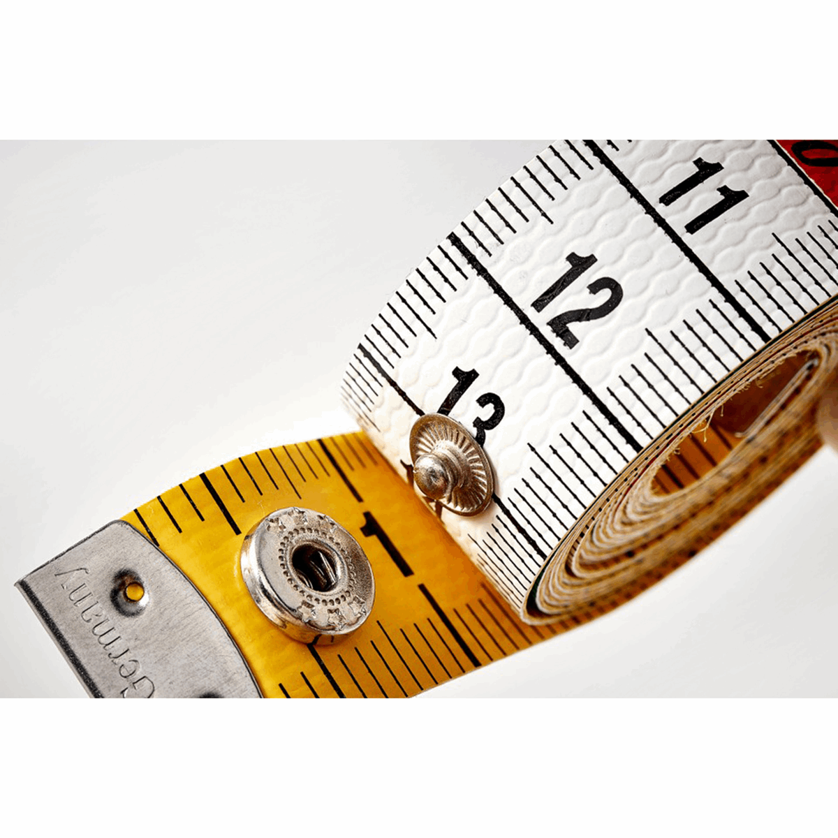 Hemline Coloured Tailors Tape Measure