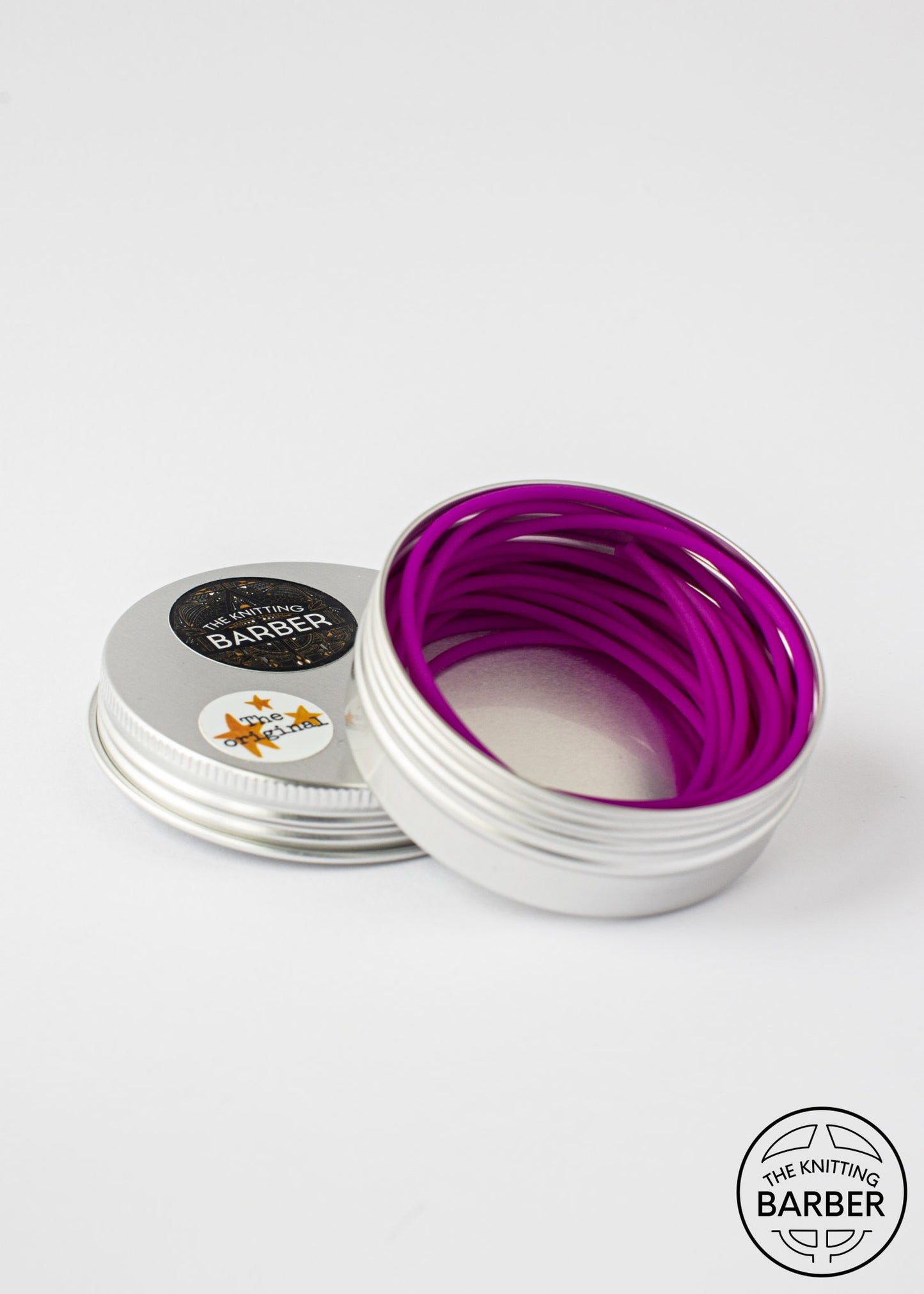 The Knitting Barber Stitch Holding Cords