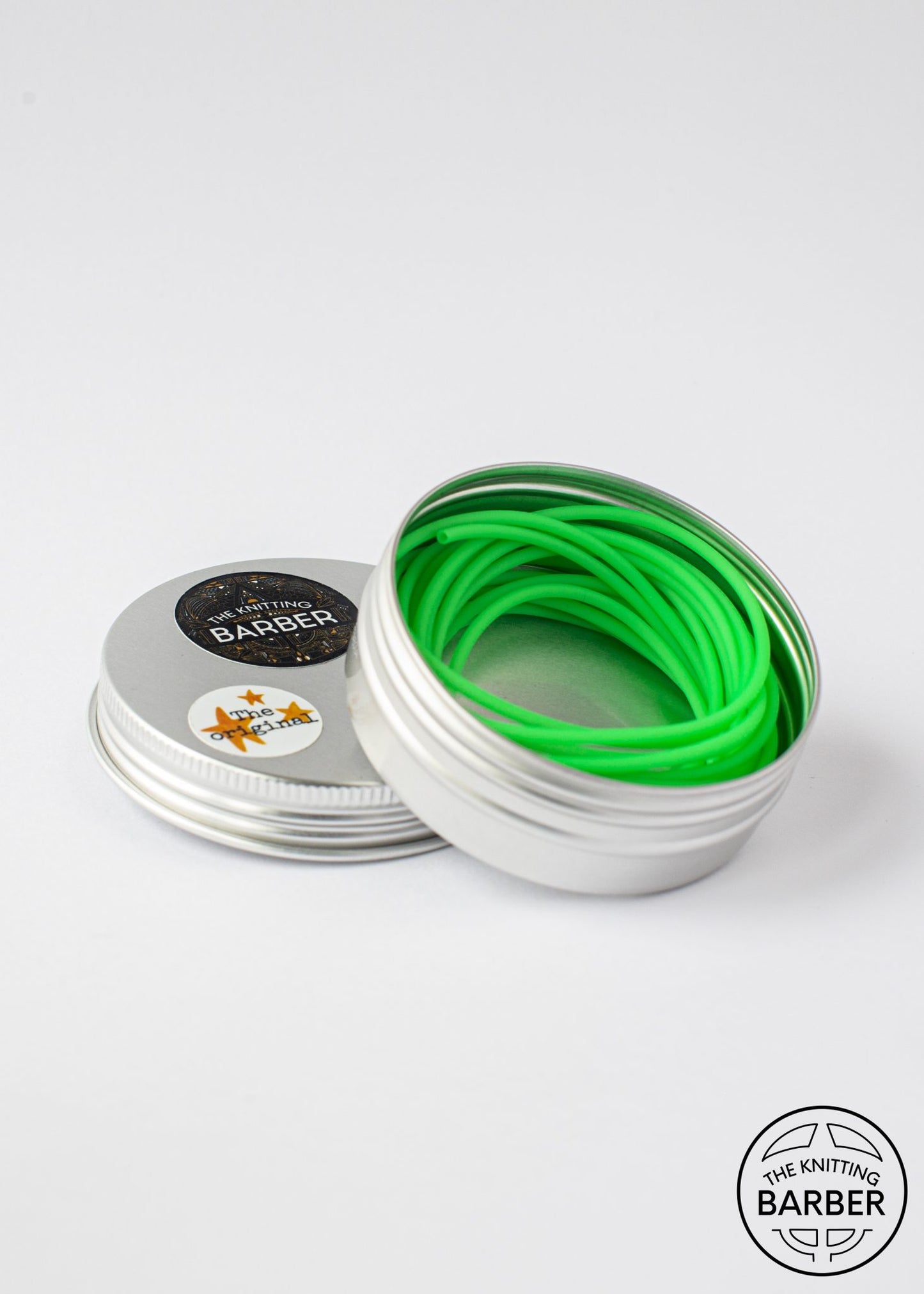 The Knitting Barber Stitch Holding Cords