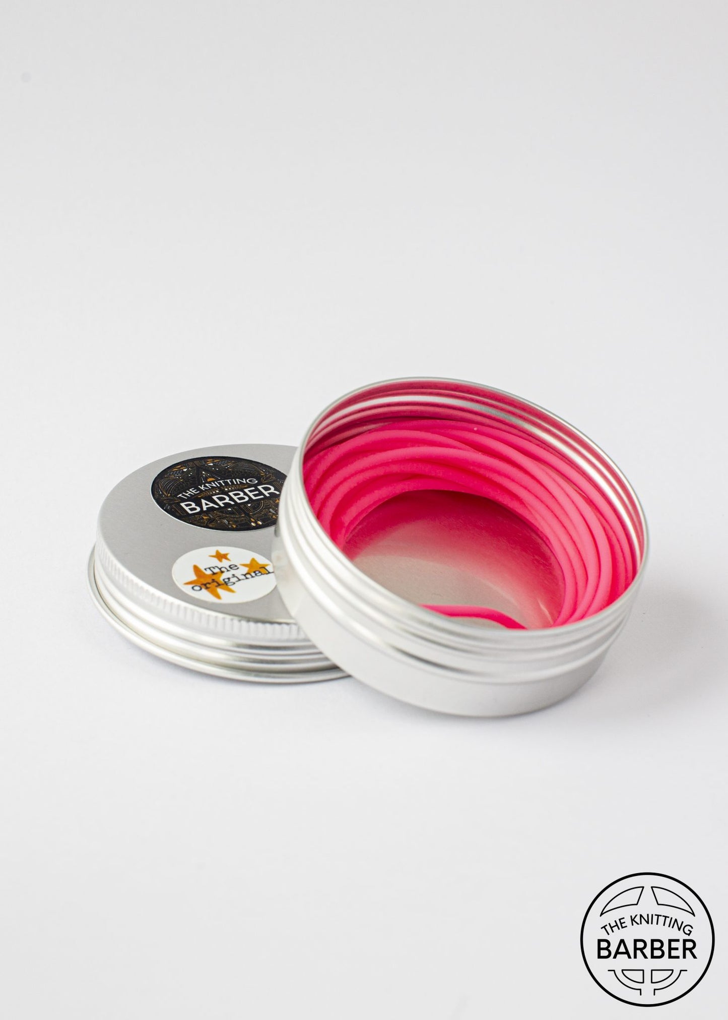 The Knitting Barber Stitch Holding Cords