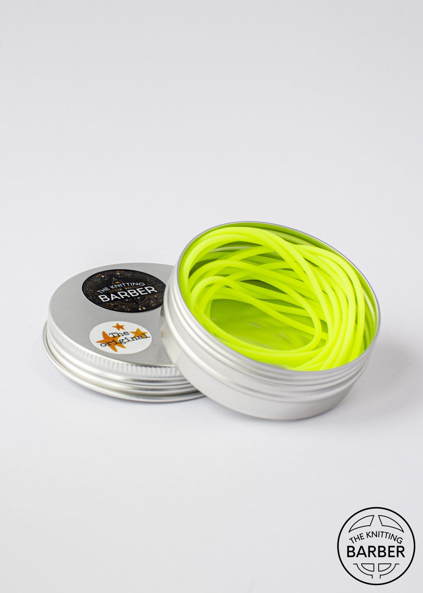 The Knitting Barber Stitch Holding Cords