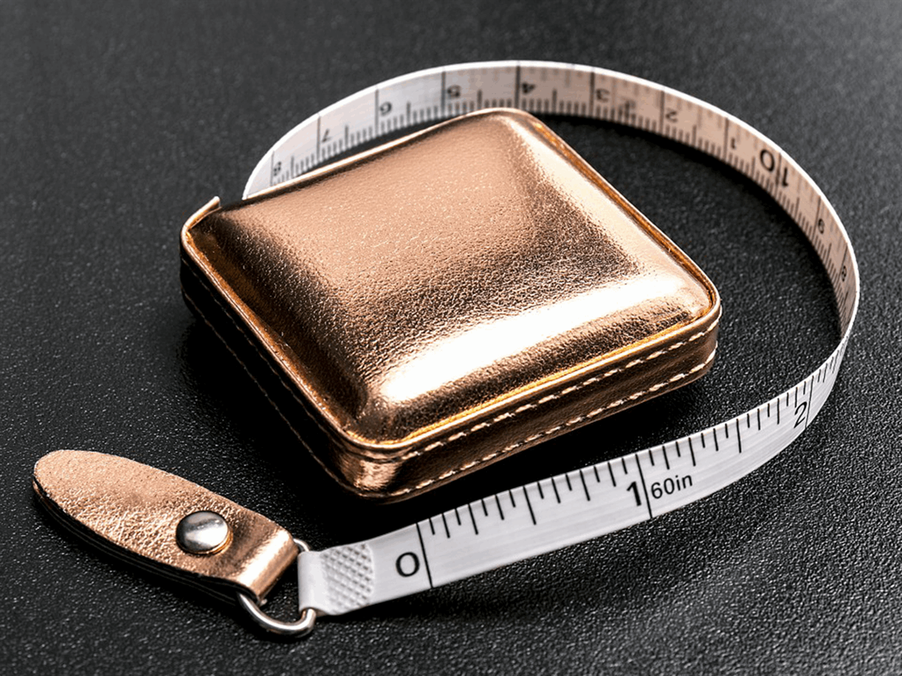 Rose Gold Retractable Tape Measure