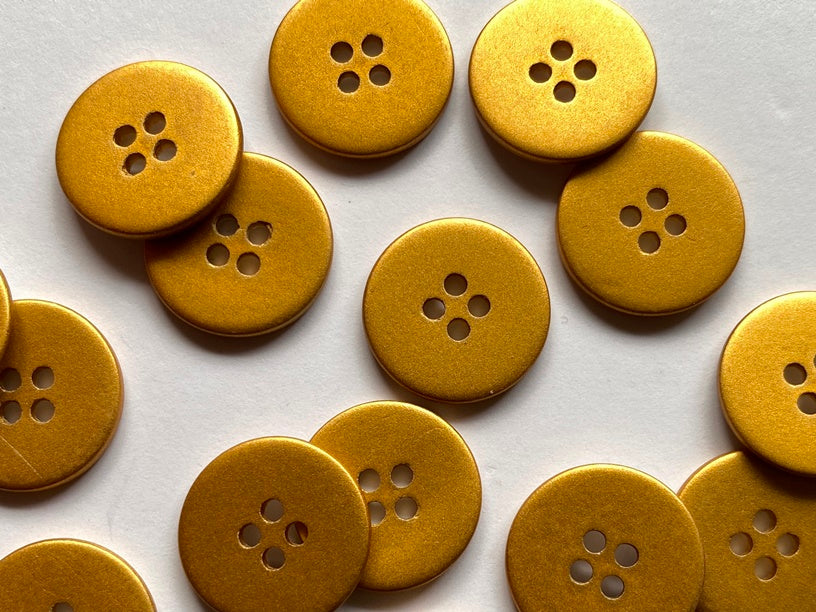 Metallic Shell Button 18mm