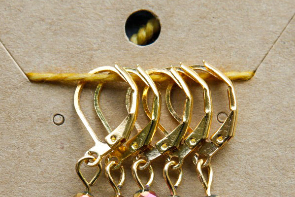 Pinecone Charms Stitch Markers - Set of 5