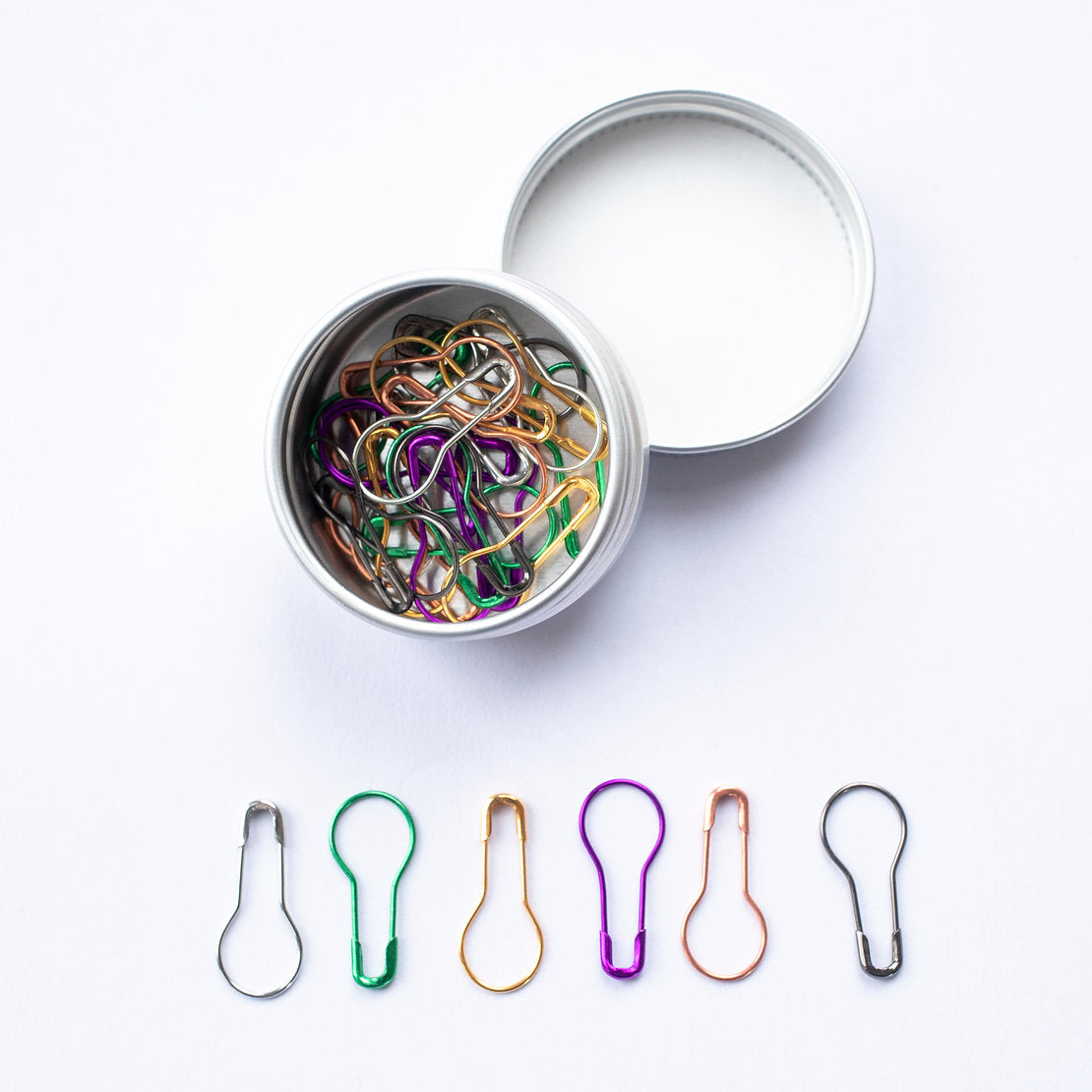 Bulb Pin Locking Stitch Markers - 30 pack