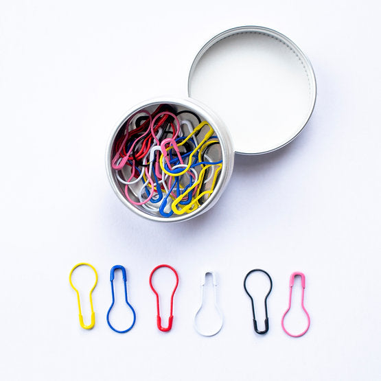 Bulb Pin Locking Stitch Markers - 30 pack