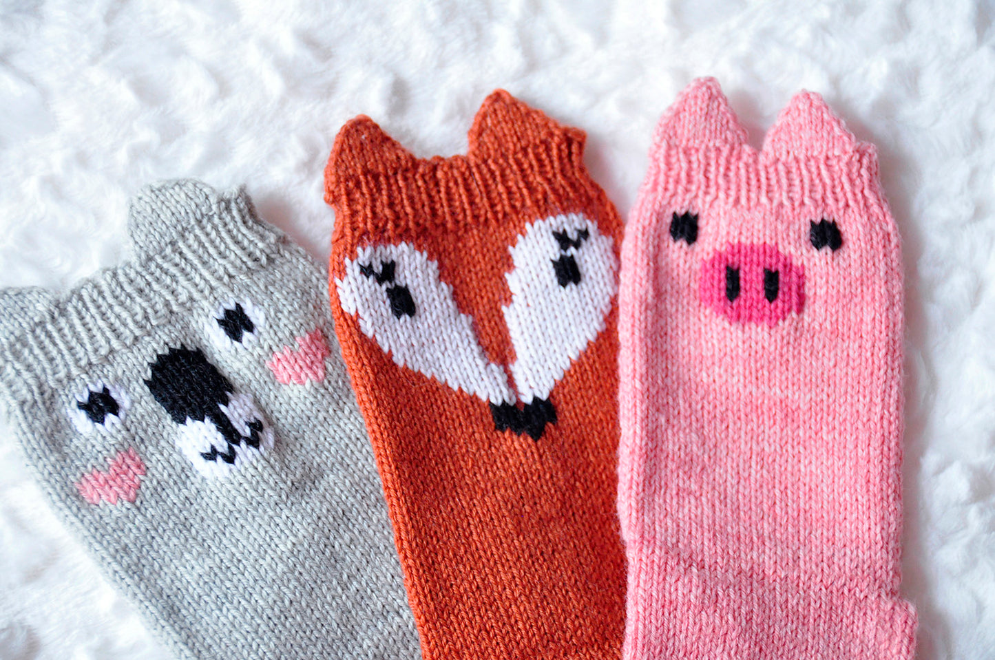 Knitted Animal Socks