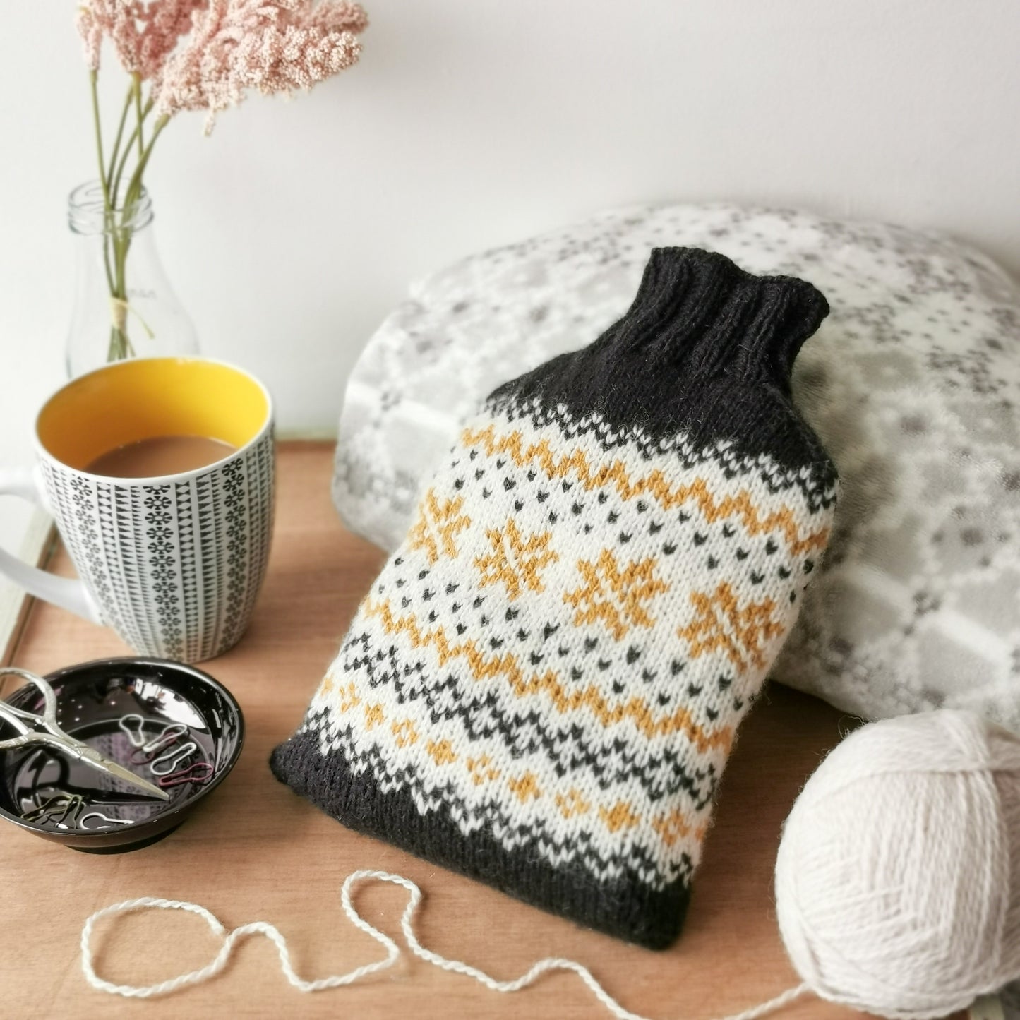 Winter Whisper Bottle Cosy Pattern