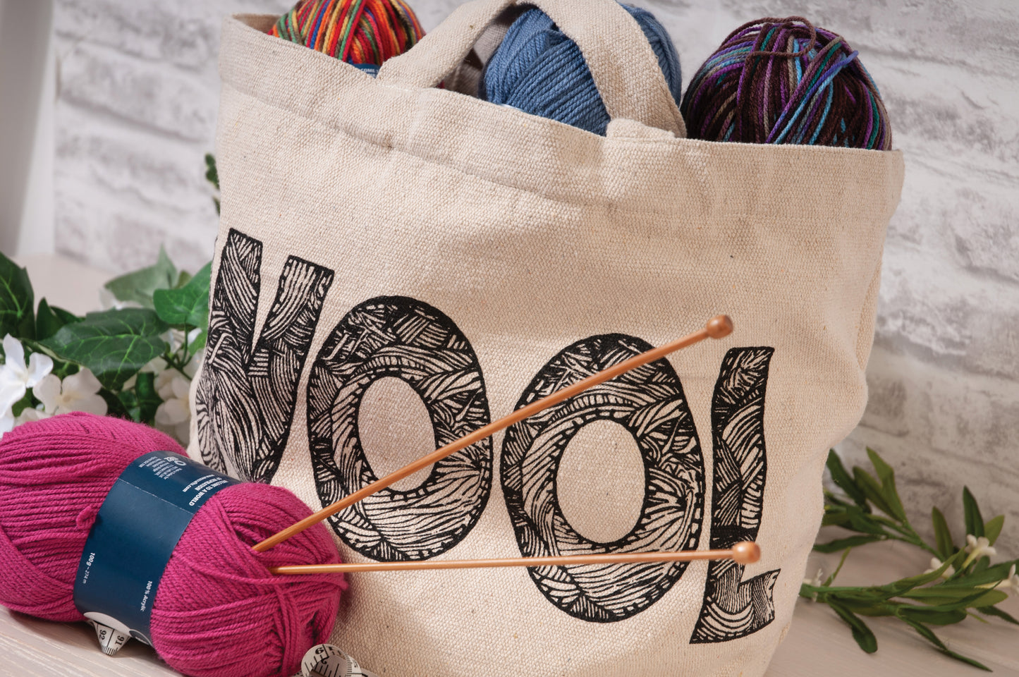 Wool Bucket Bag