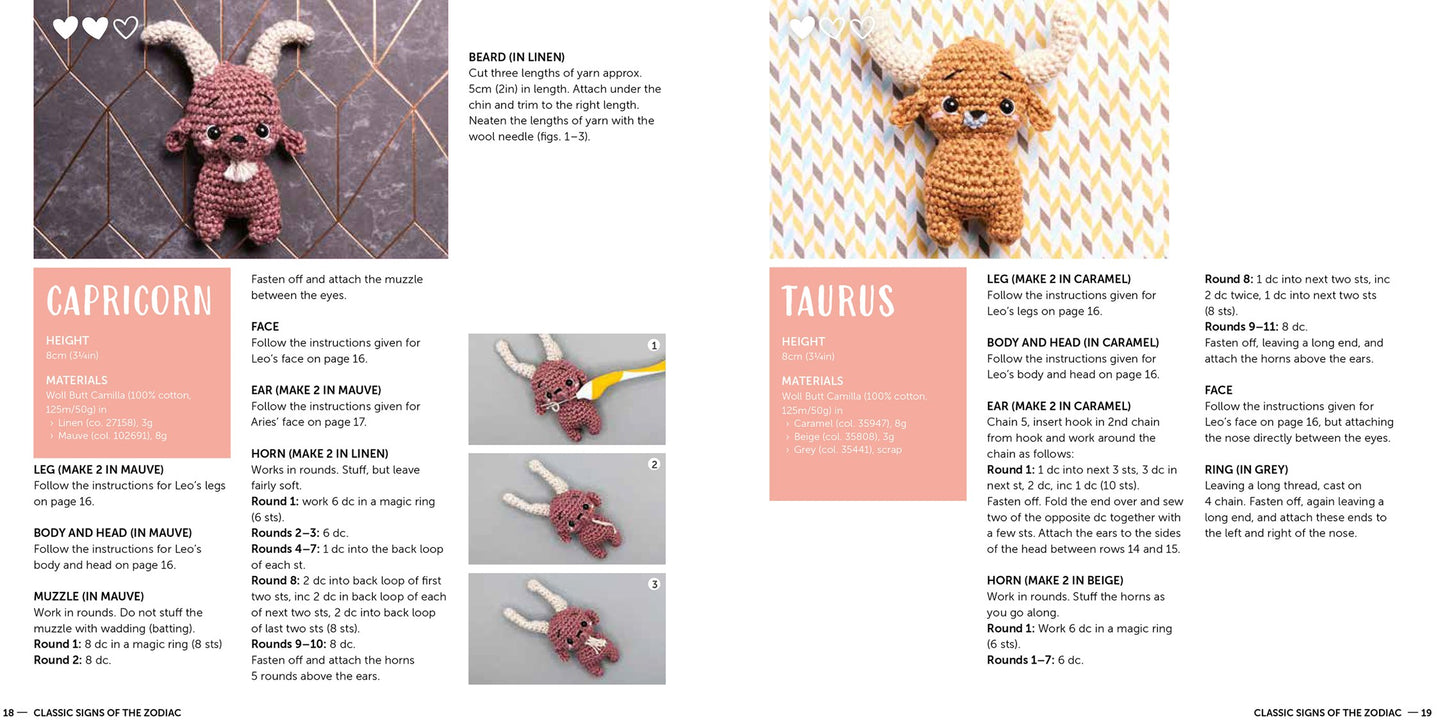 Mini Amigurumi Zodiac by Linda Urbanneck