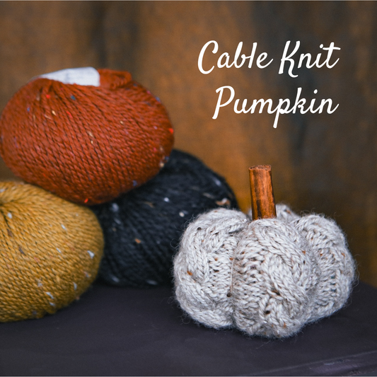 Cable Knit Pumpkin