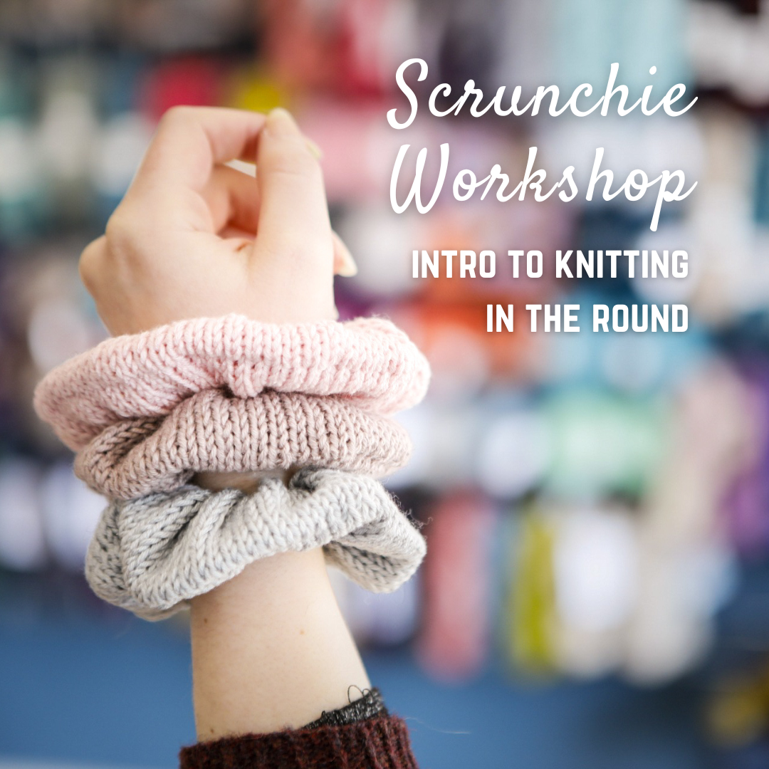 Knitted Scrunchie