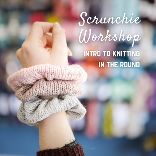 Knitted Scrunchie