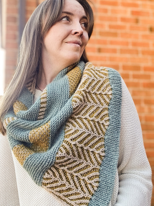 Creel Cowl Kit — Ysolda Teague + Baa Ram Ewe Woodnote DK