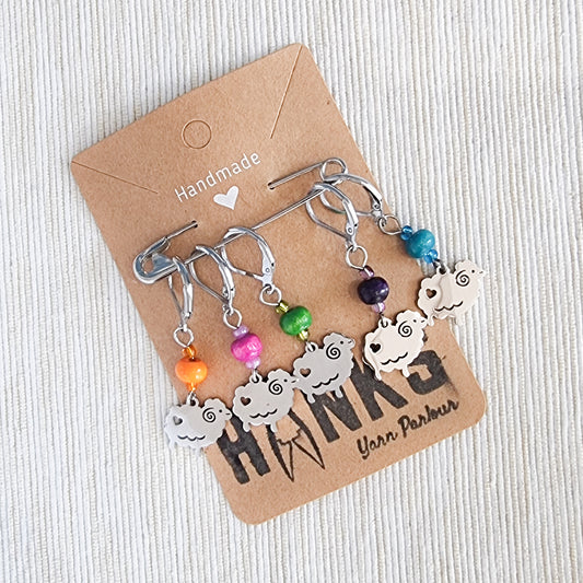 Sheep Stitch Markers - Set of 5