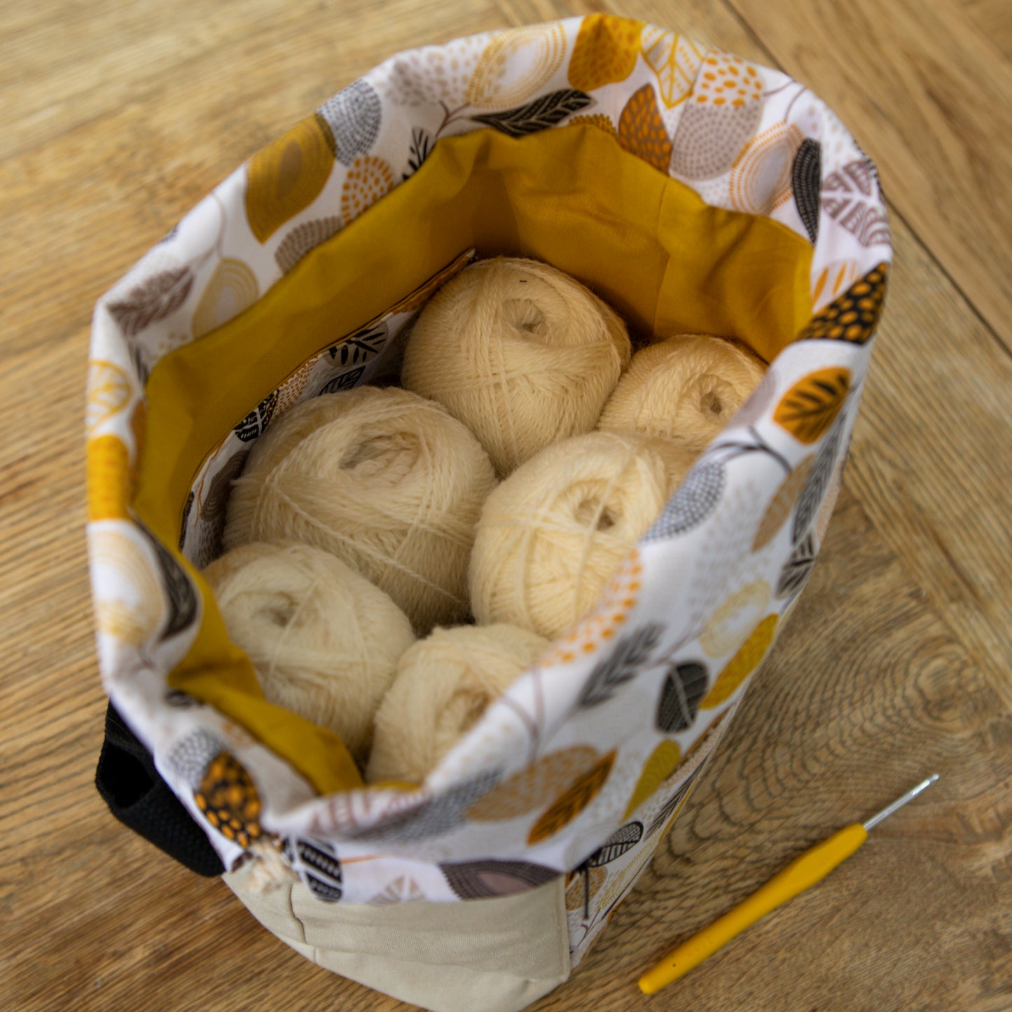 Hanks Drawstring Tote Project Bag