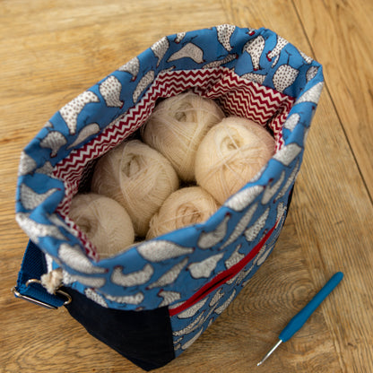 Hanks Drawstring Tote Project Bag