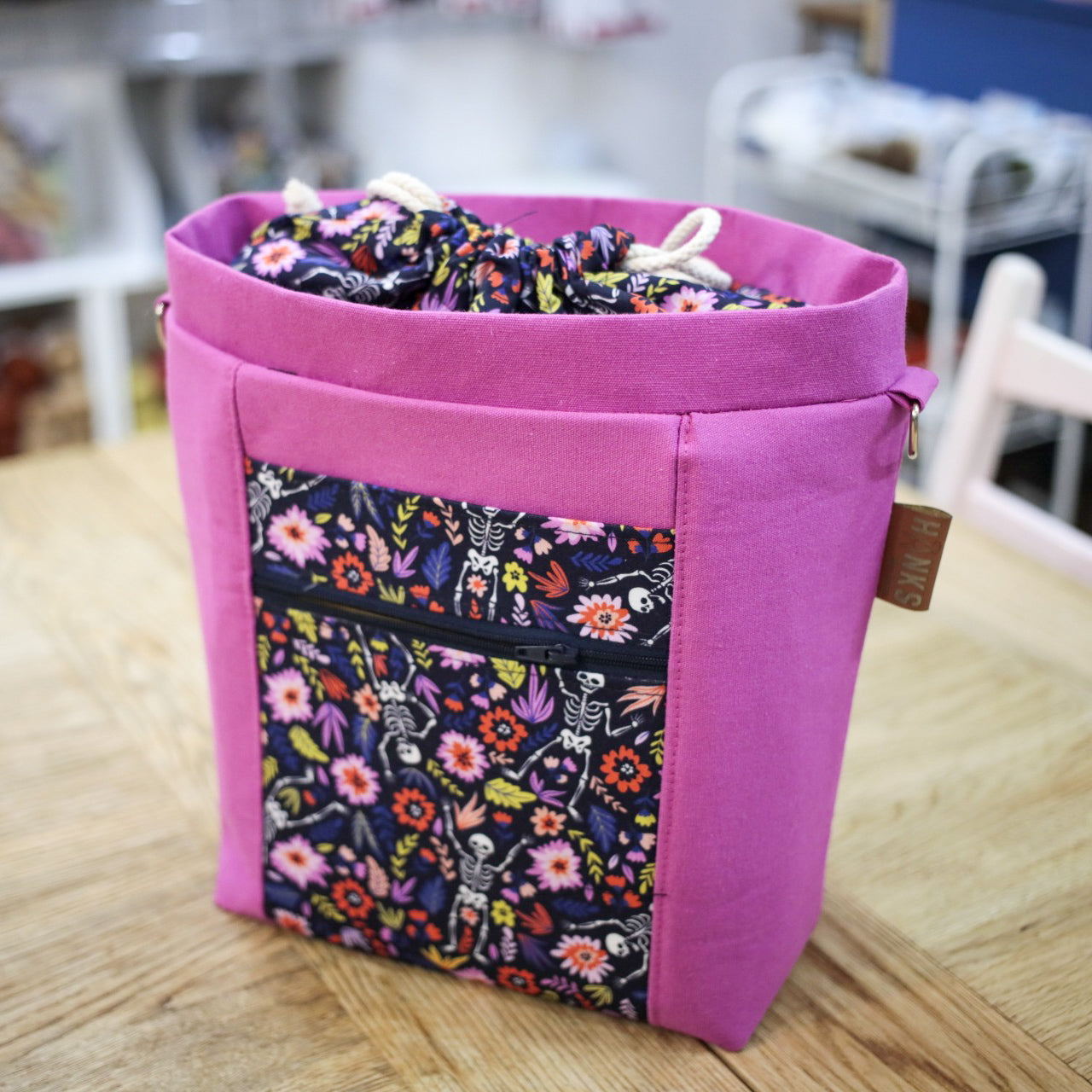 Hanks Drawstring Tote Project Bag