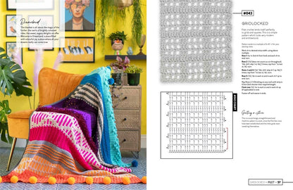 Mix & Match Modern Crochet Blankets by Esme Crick