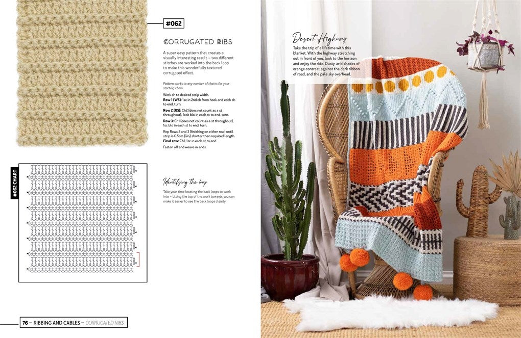 Mix & Match Modern Crochet Blankets by Esme Crick