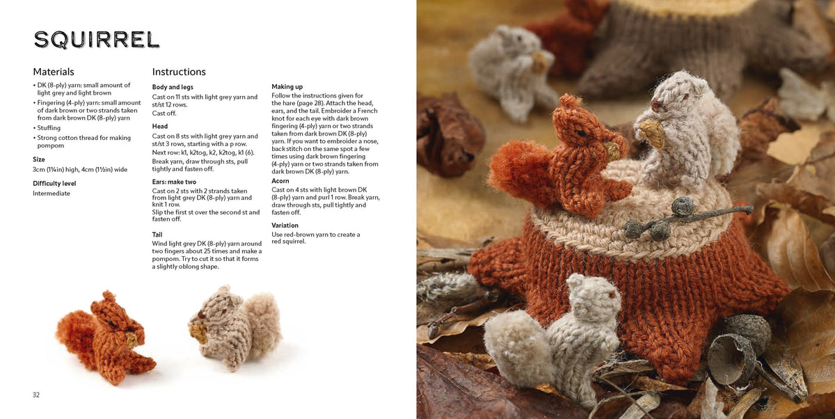Knit a Mini Woodland by Sachiyo Ishii