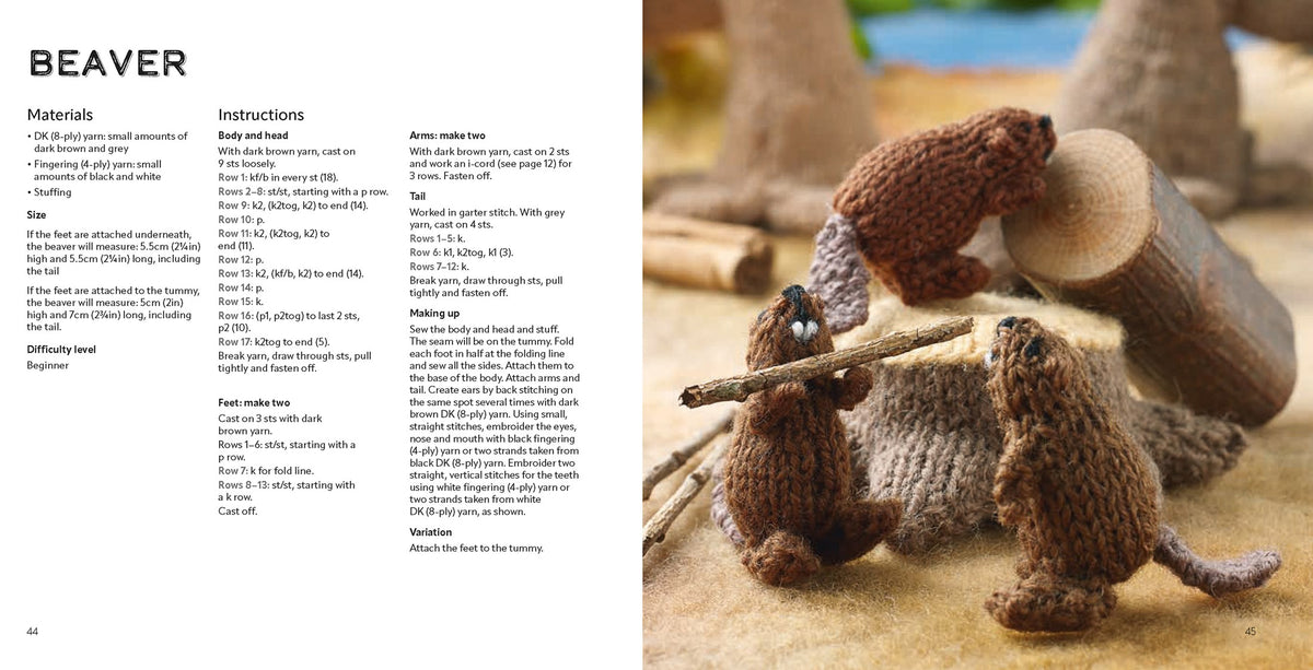 Knit a Mini Woodland by Sachiyo Ishii