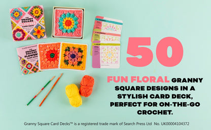 The Granny Square Flower Card Deck by Claire Montgomerie