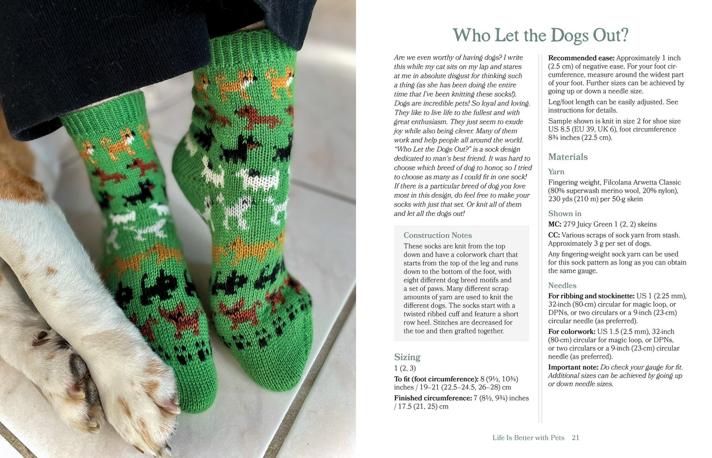 Joyful Colorwork Socks by Charlotte Stone