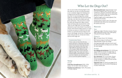 Joyful Colorwork Socks by Charlotte Stone