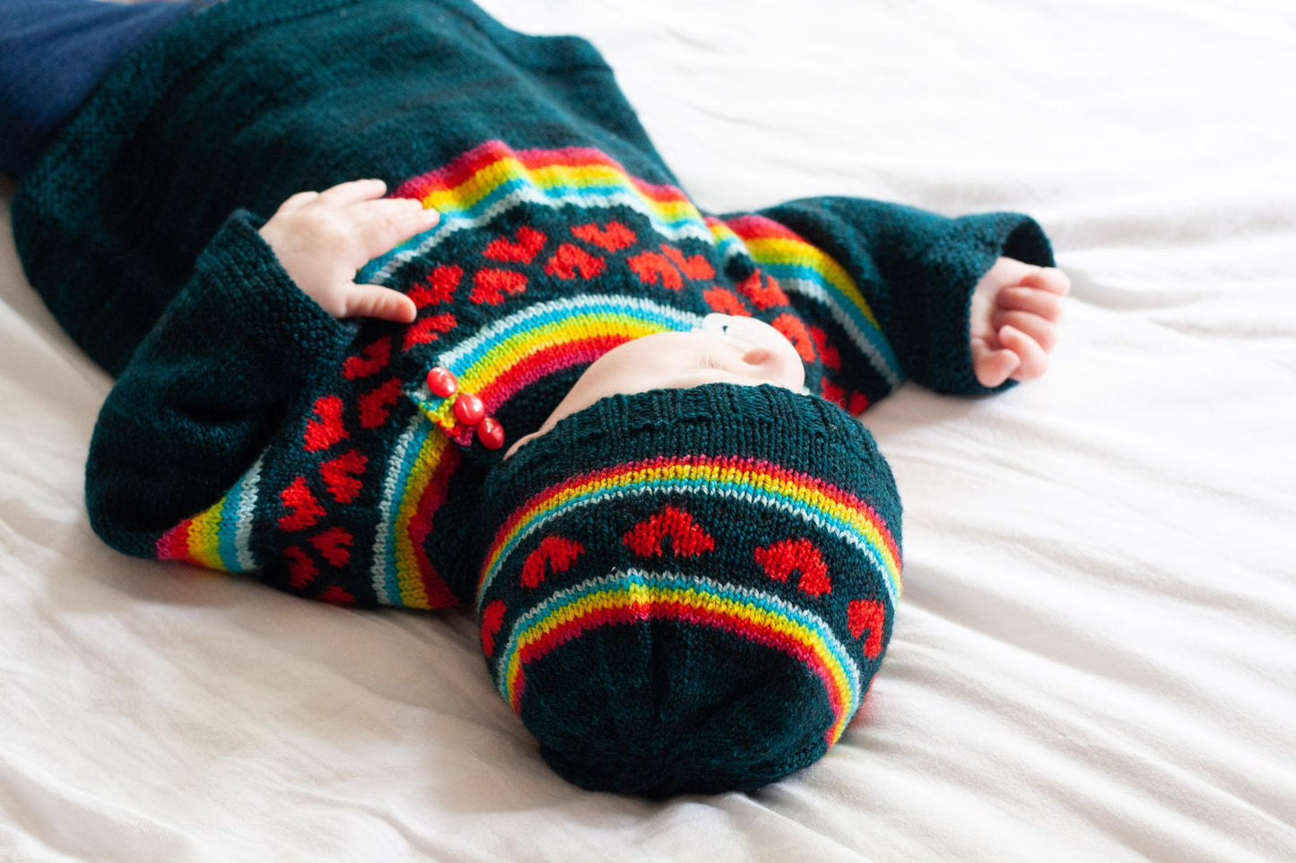 I Heart Rainbows by Tin Can Knits