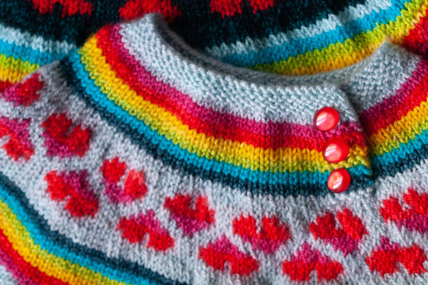 I Heart Rainbows by Tin Can Knits