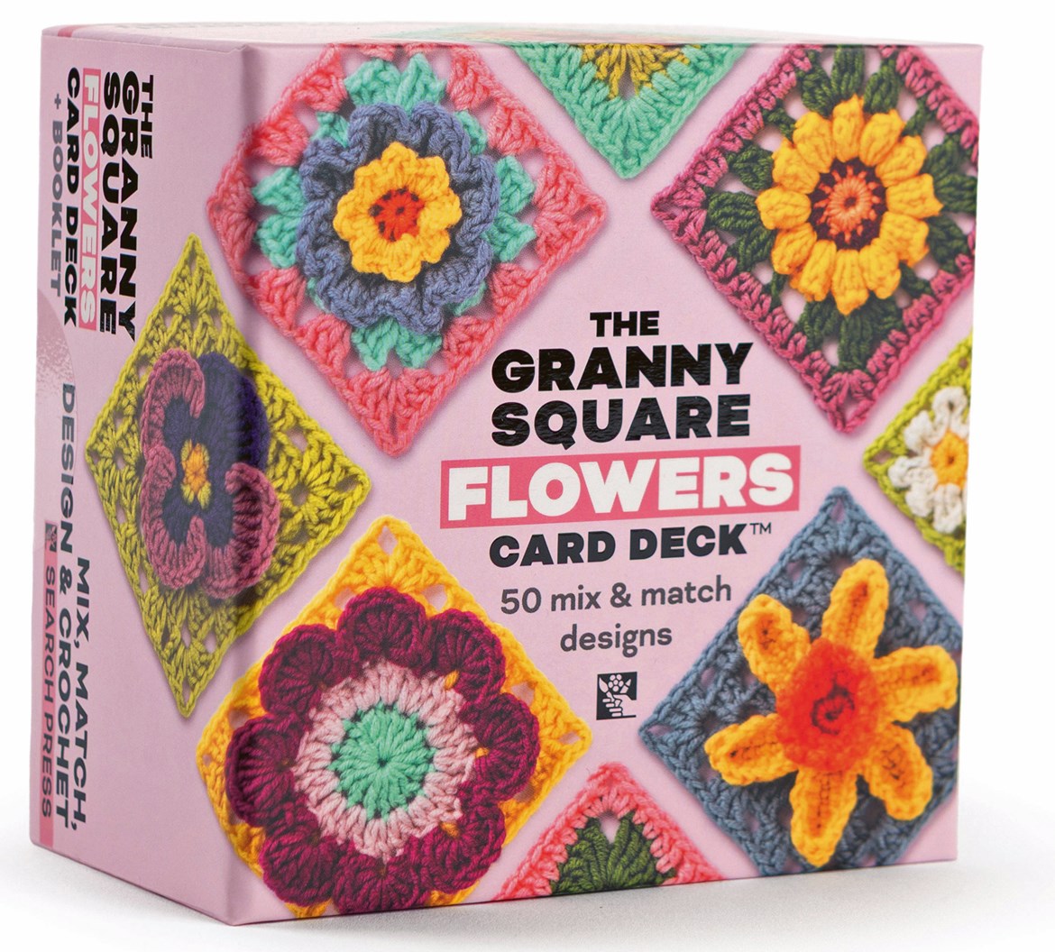 The Granny Square Flower Card Deck by Claire Montgomerie