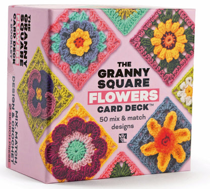 The Granny Square Flower Card Deck by Claire Montgomerie
