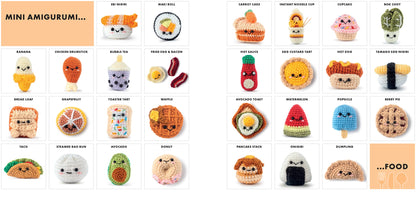 Mini Amigurumi Food by Julia Chiang
