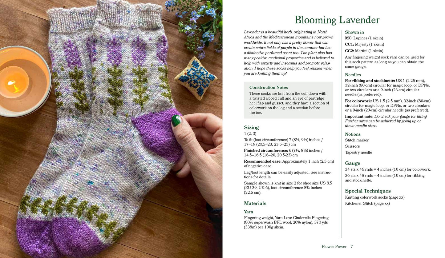 Charming Colorwork Socks by Charlotte Stone
