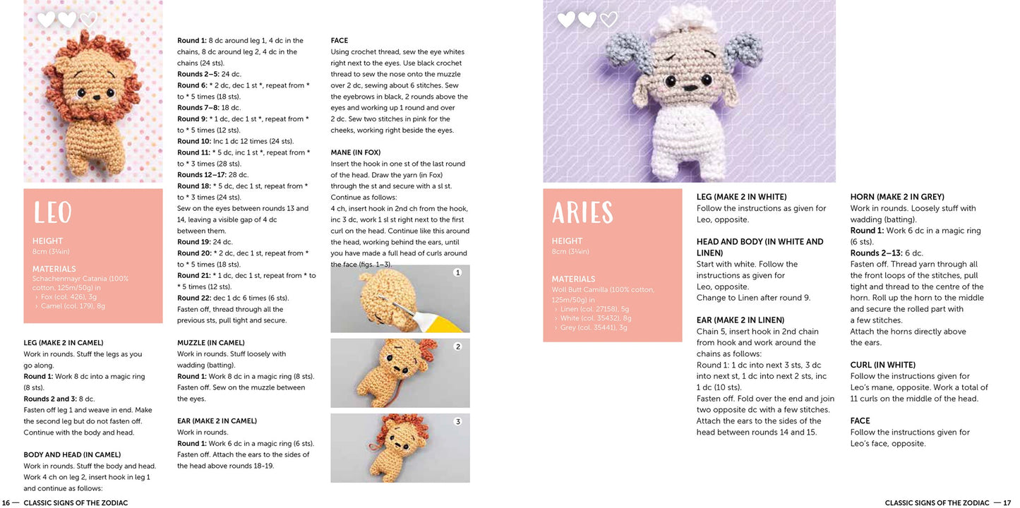 Mini Amigurumi Zodiac by Linda Urbanneck